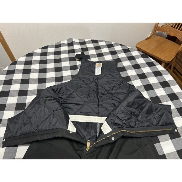 NEW Carhartt Extremes Yukon Arctic R33 Quilted Insulated Bib Overall Men 34 X 34 - Picture 9 of 10
